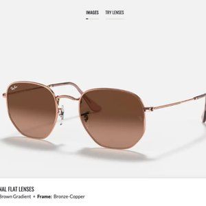 Ray-Ban Hexagonal Flat Lenses